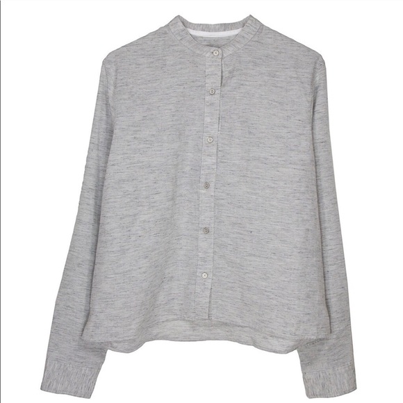 NWT Rag & Bone Leeds Button Down grey shirt - Picture 3 of 3